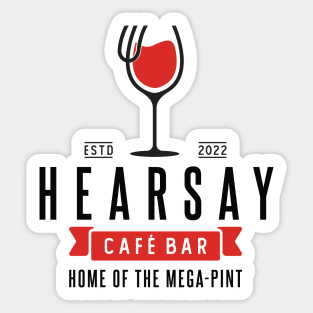 Hearsay Cafe Bar Sticker